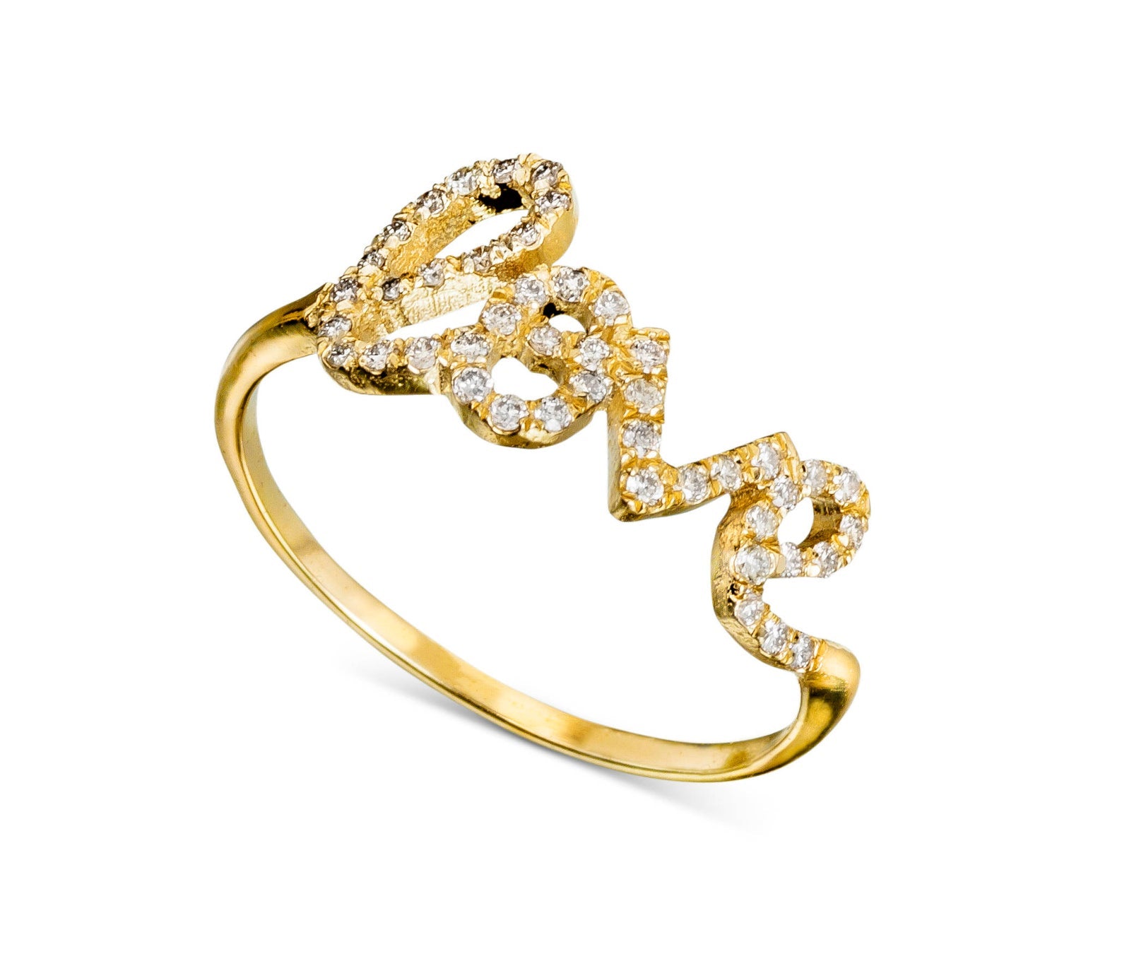 Ring hot sale love gold